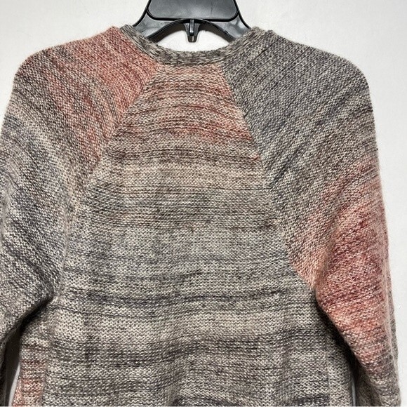 Anthropologie Knitted & Knotted Cody Peplum Mohair Wool Cardigan Sweater M NWOT - Picture 10 of 12